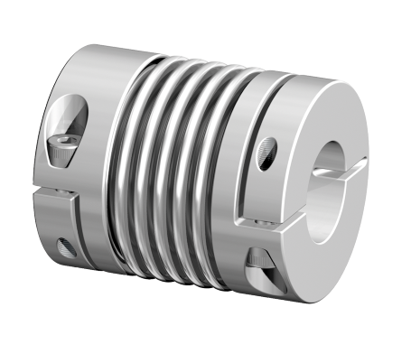 Metal Bellows Couplings With Clamping Hubs   Short